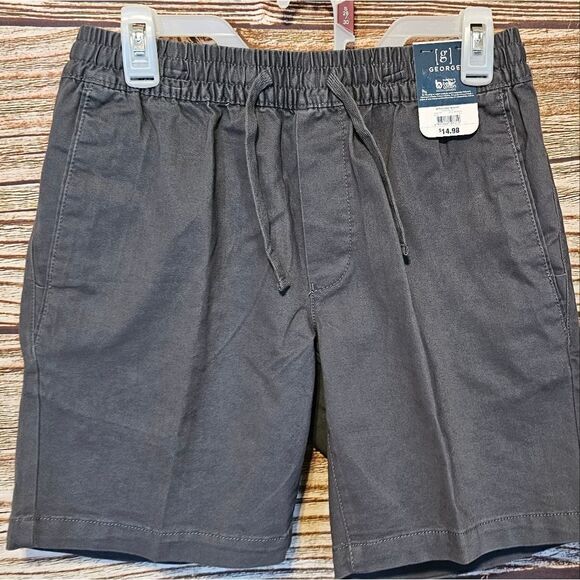 George Shorts set of (2) men's small (28-30) gray / black camouflage NWT - Picture 4 of 10